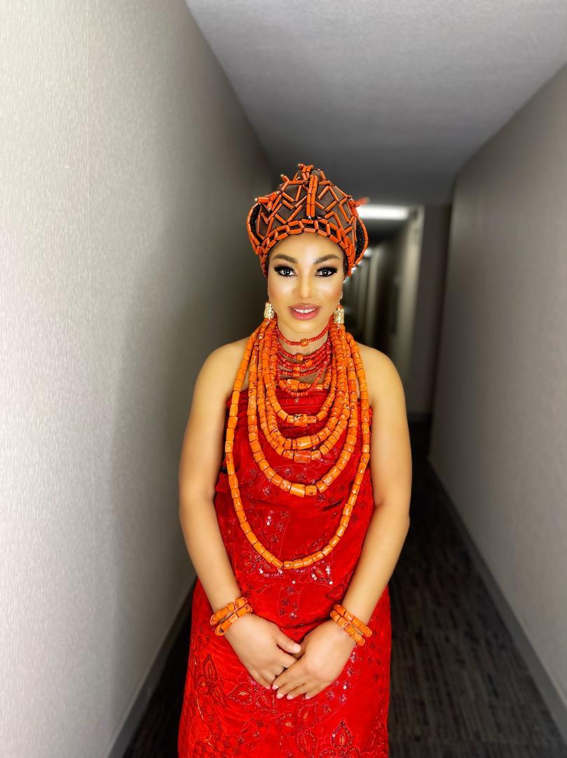 Bridal beauty styling portrait